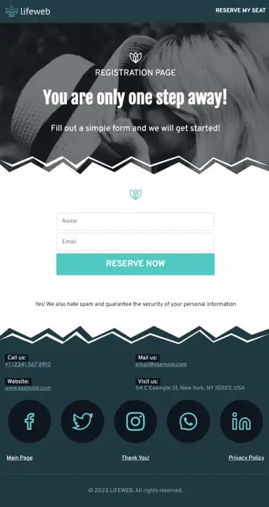 LifeWeb Life & Health Insurance Services Webinar Funnel Phone Ready Mobile Theme - Image 2